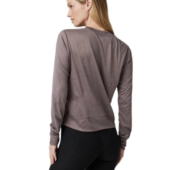 Vuori Women’s Daydream Crew Long Sleeve – Hazel Heather (Muted Purple) – Size Me - Picture 2 of 15
